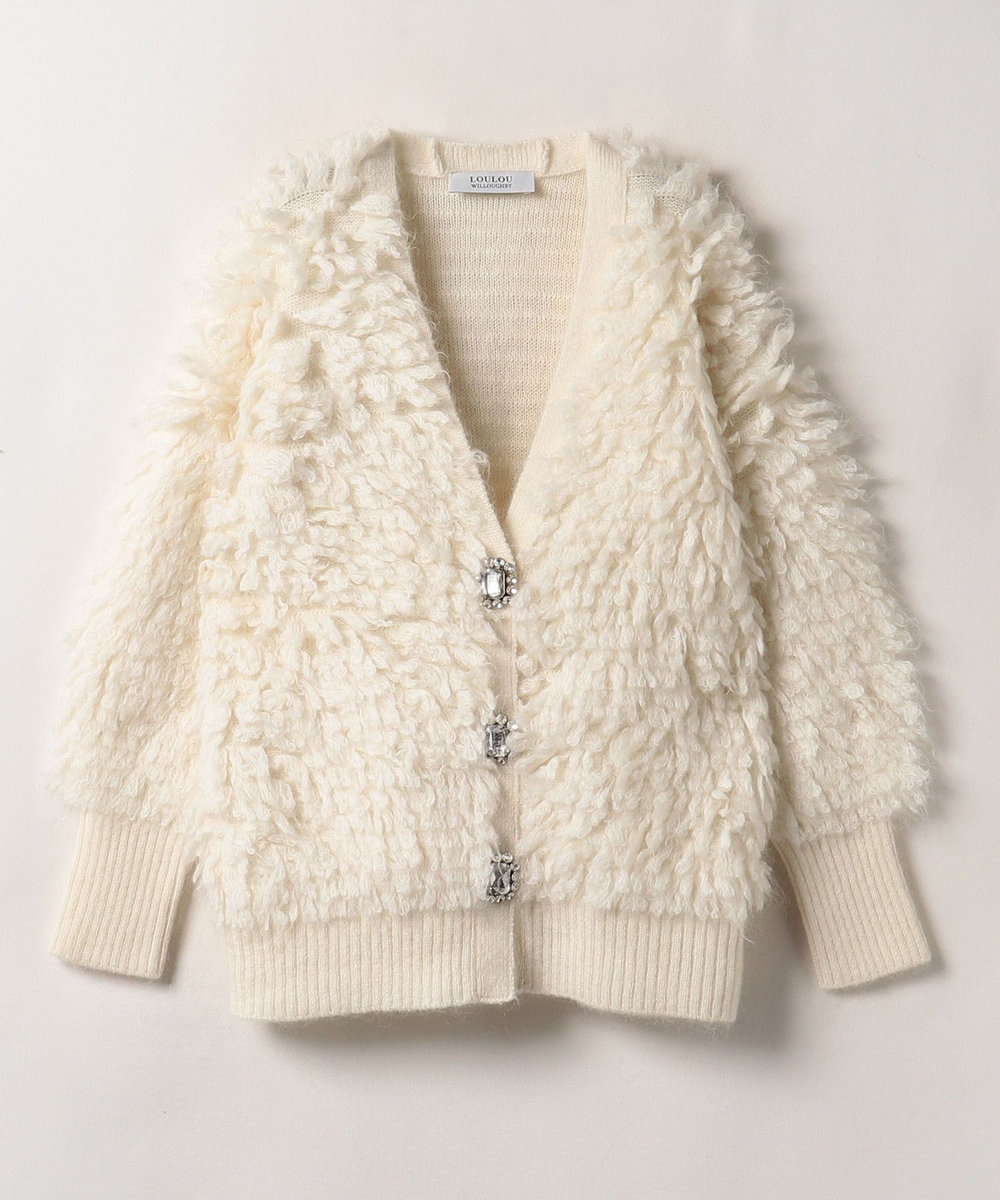 LOULOU WILLOUGHBY 【LOULOU WILLOUGHBY】トイプードルカーディガン オフホワイト (02)