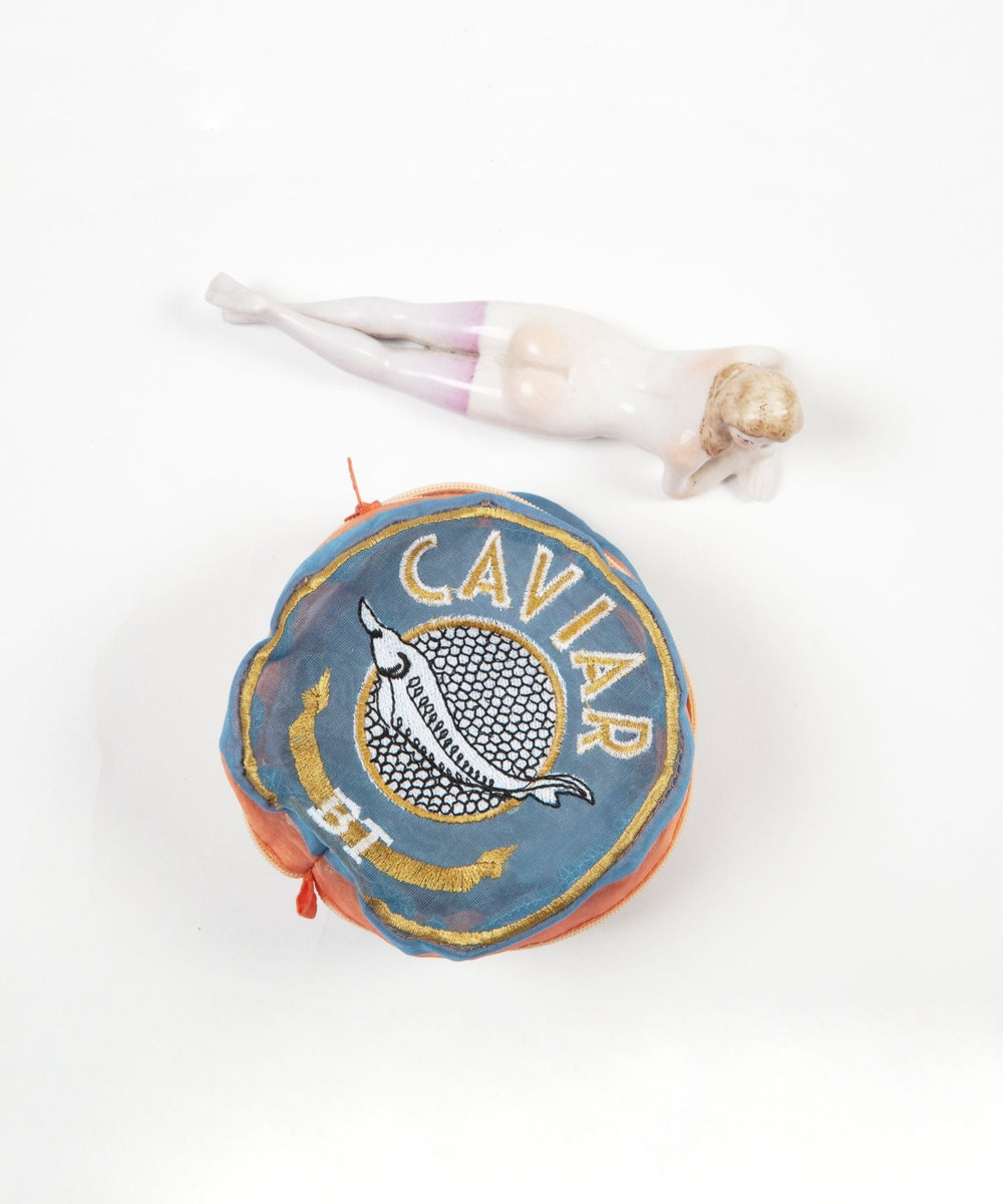 buying 【BRIGITTE TANAKA(ブリジット タナカ)】Sac Caviar ポーチ グレー (92)