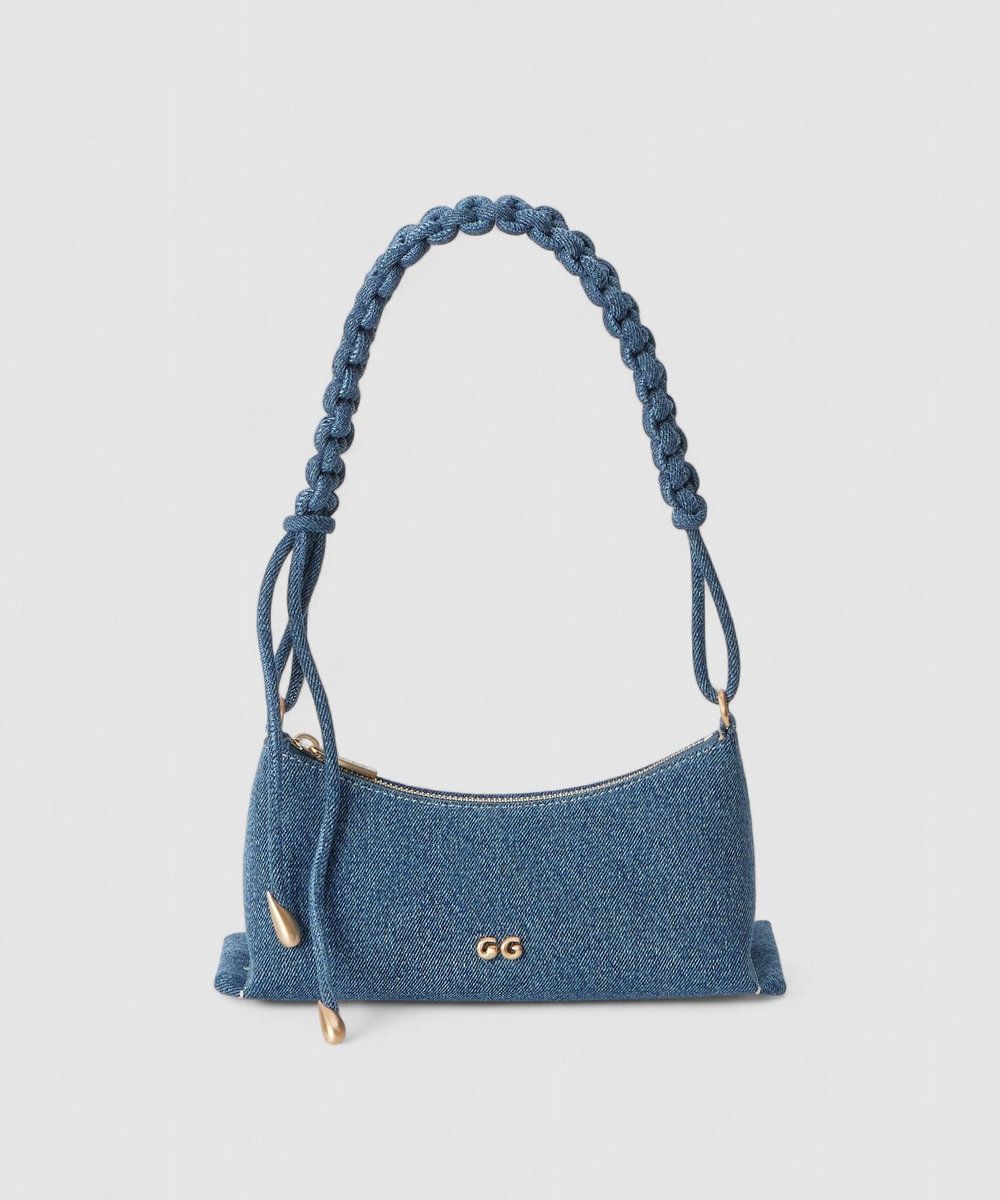 buying 【CULT GAIA(カルト ガイア)】 OSA SHOULDER ハンドバッグ インディゴ (66)