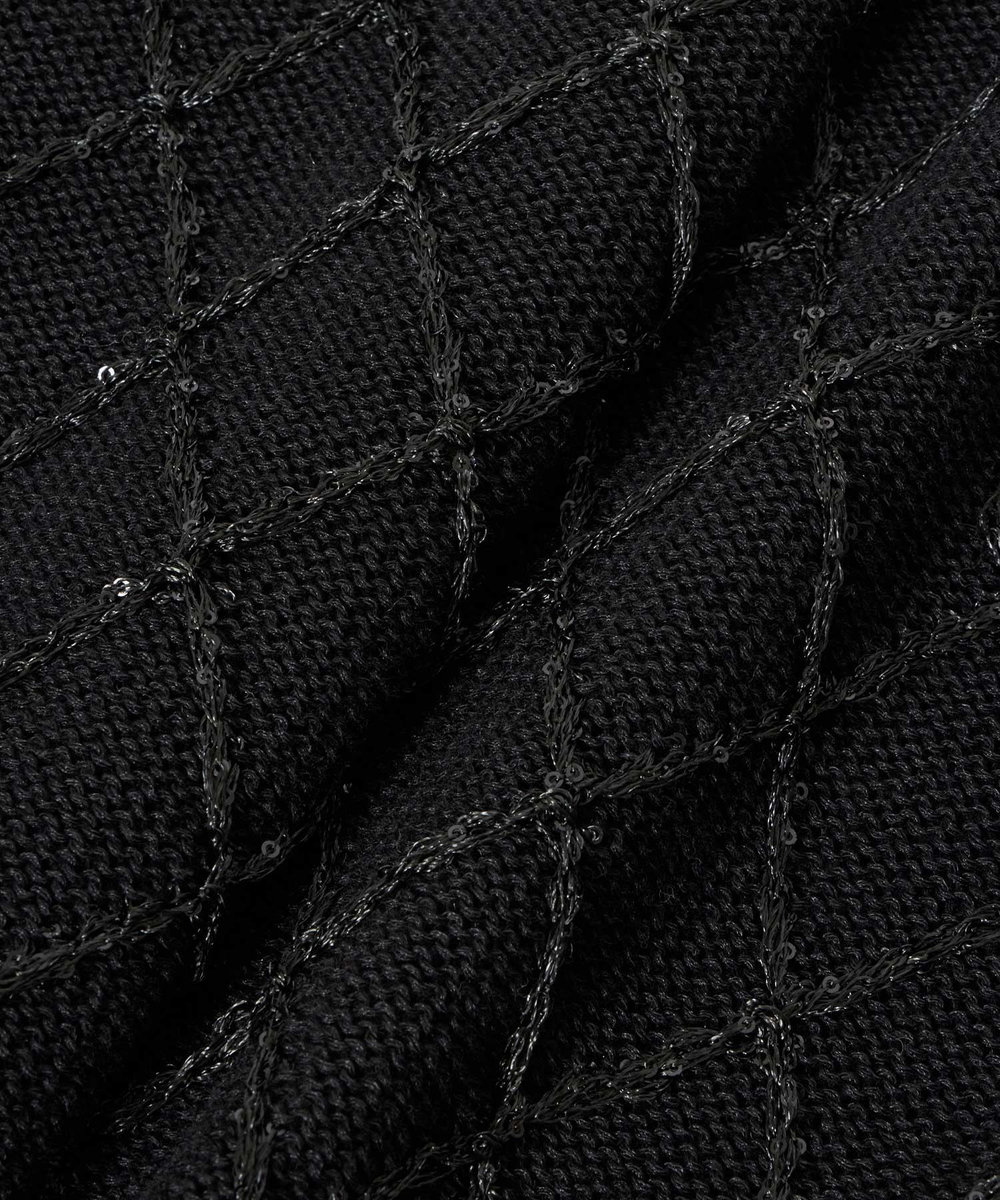 LOULOU WILLOUGHBY 【LOULOU WILLOUGHBY】シークインエンブロイダリープルオーバー ブラック (95)