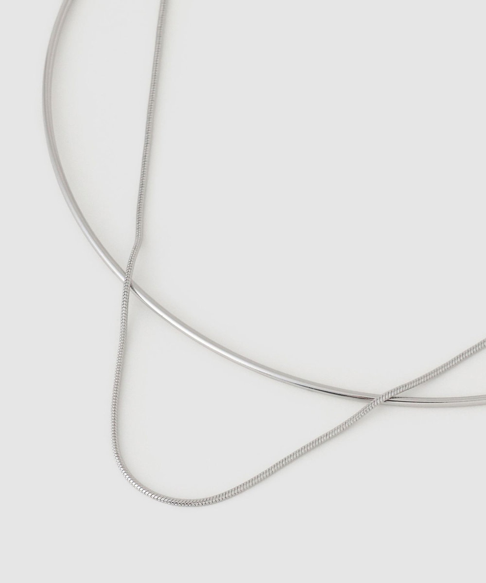 allureville ◇2連チョーカー シルバー (90)