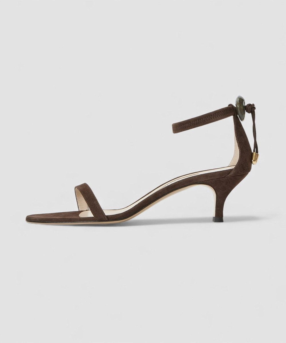 buying 【NEBULONI E.(ネブローニ)】STONE BAR SANDAL ダークブラウン (82)