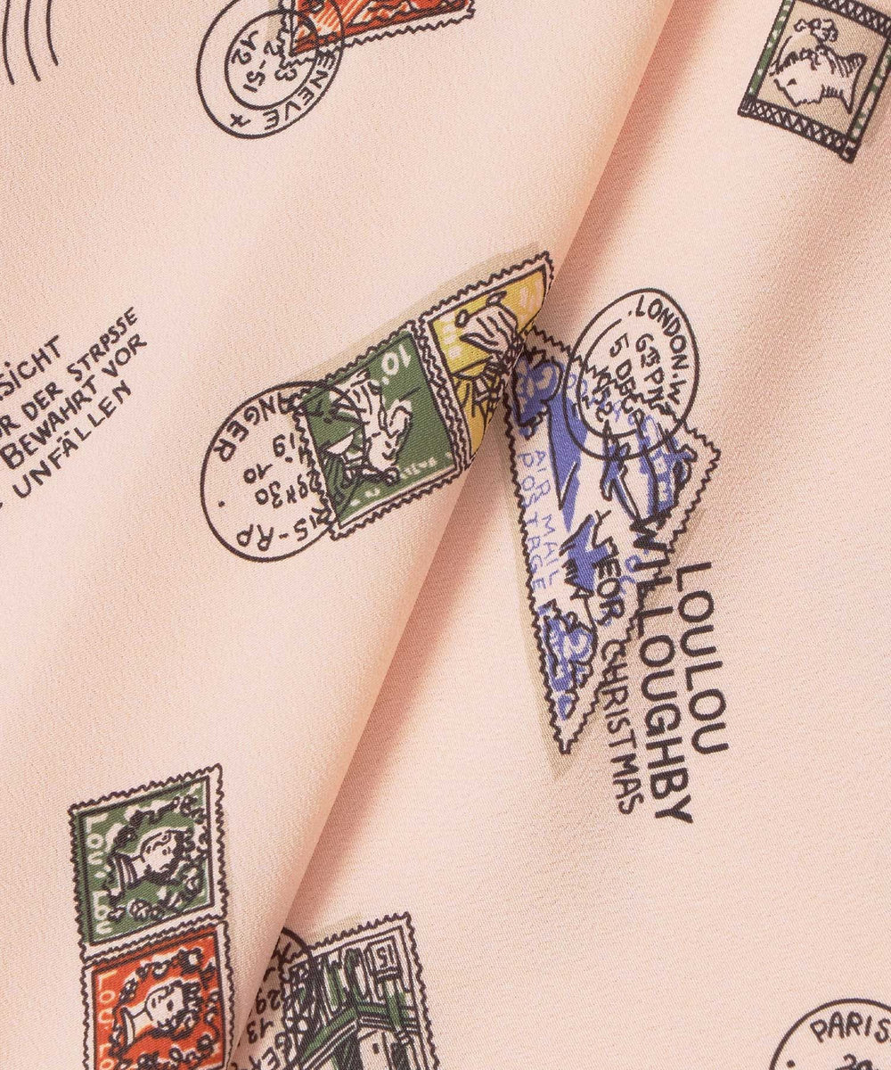 LOULOU WILLOUGHBY 【LOULOU WILLOUGHBY】レタープリントシャツブラウス ピンク (41)