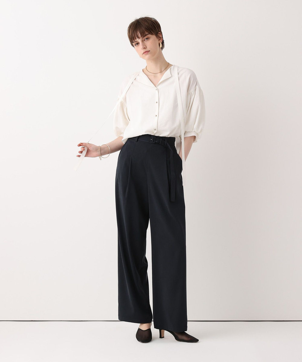 allureville フィブリルタックパンツ ネイビー (65)