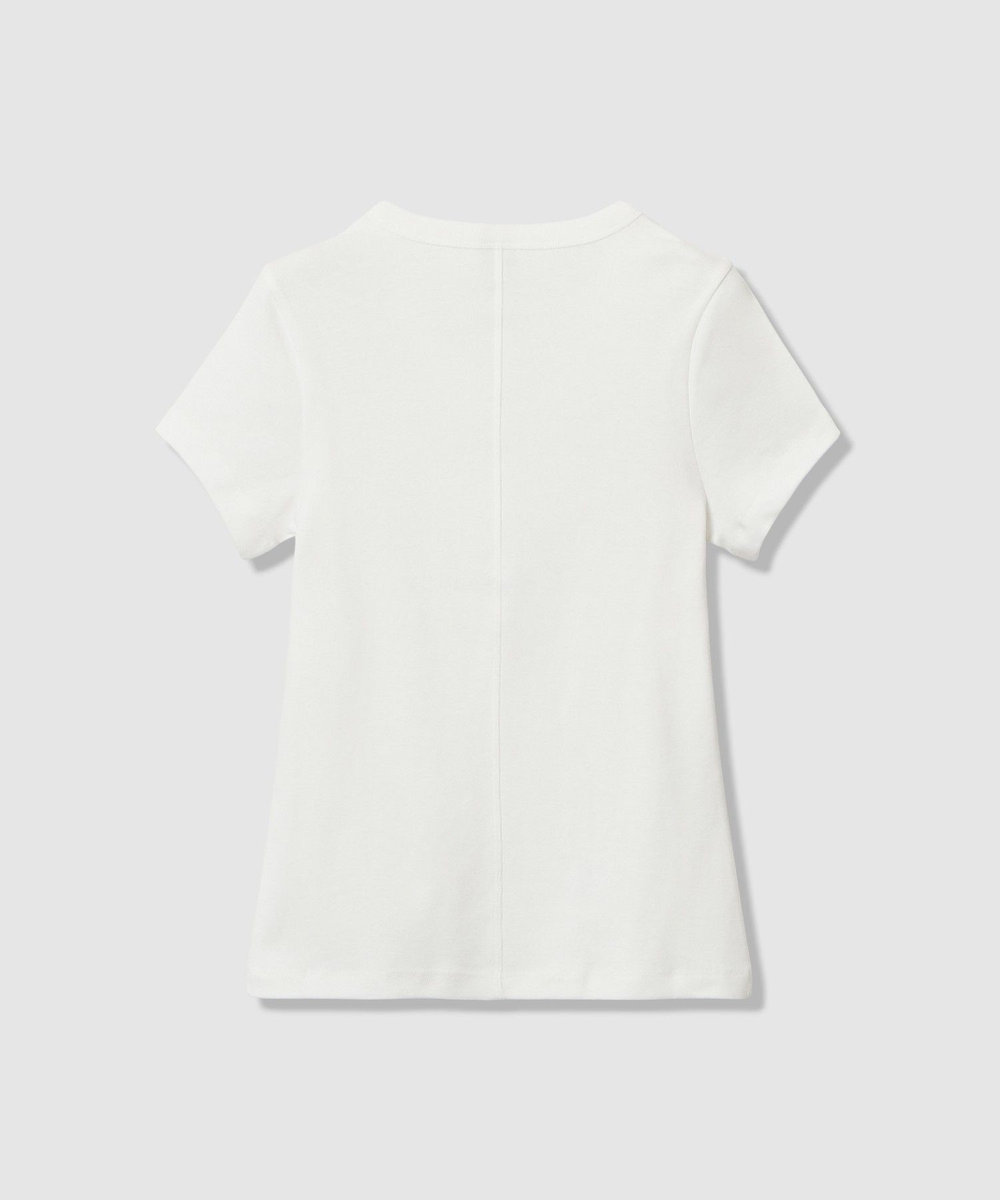 buying 【FLORE FLORE(フローレフローレ)】JILL BABY TEE ホワイト (01)