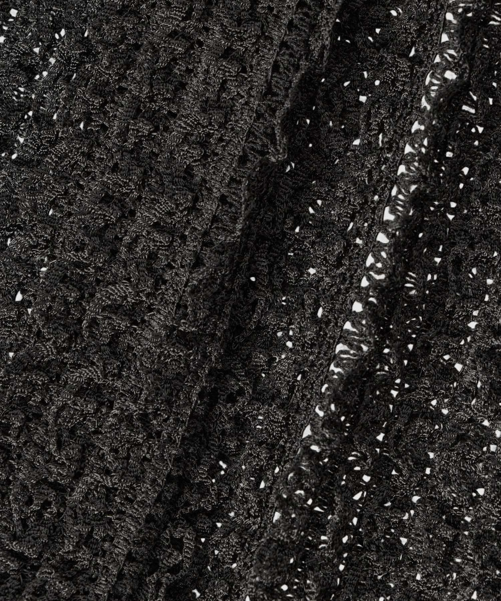 LOULOU WILLOUGHBY 【LOULOU WILLOUGHBY】ティアードラッセルプルオーバー ブラック (95)