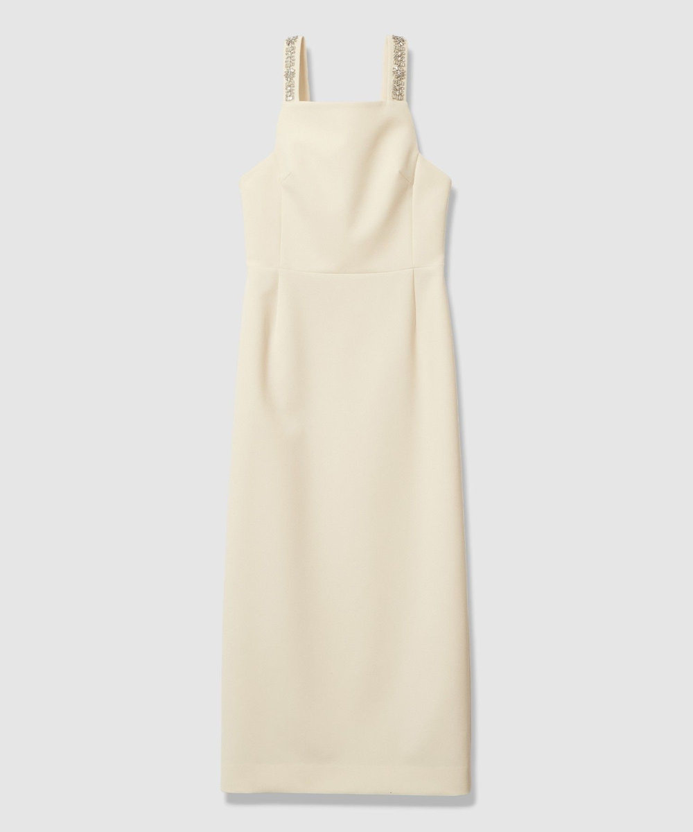 LOULOU WILLOUGHBY 【LOULOU WILLOUGHBY】ビジュージャンパースカート アイボリー (04)