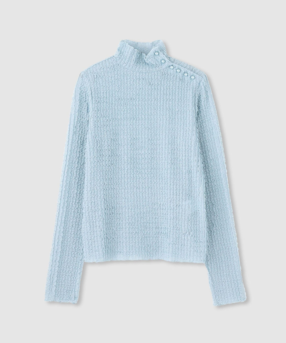 LOULOU WILLOUGHBY 【LOULOU WILLOUGHBY】ティアードラッセルプルオーバー サックス (63)