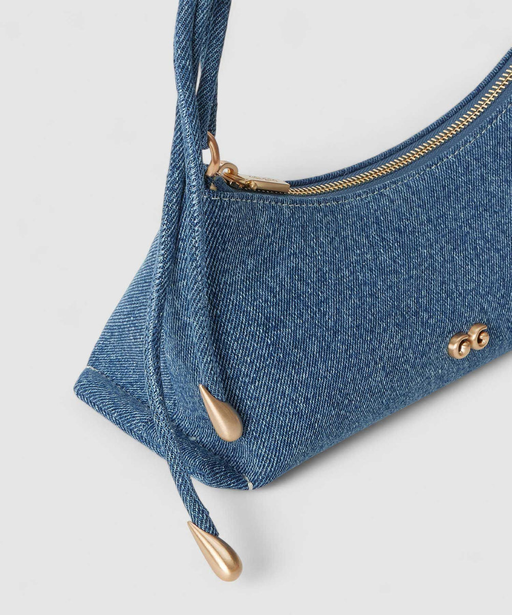 buying 【CULT GAIA(カルト ガイア)】 OSA SHOULDER ハンドバッグ インディゴ (66)