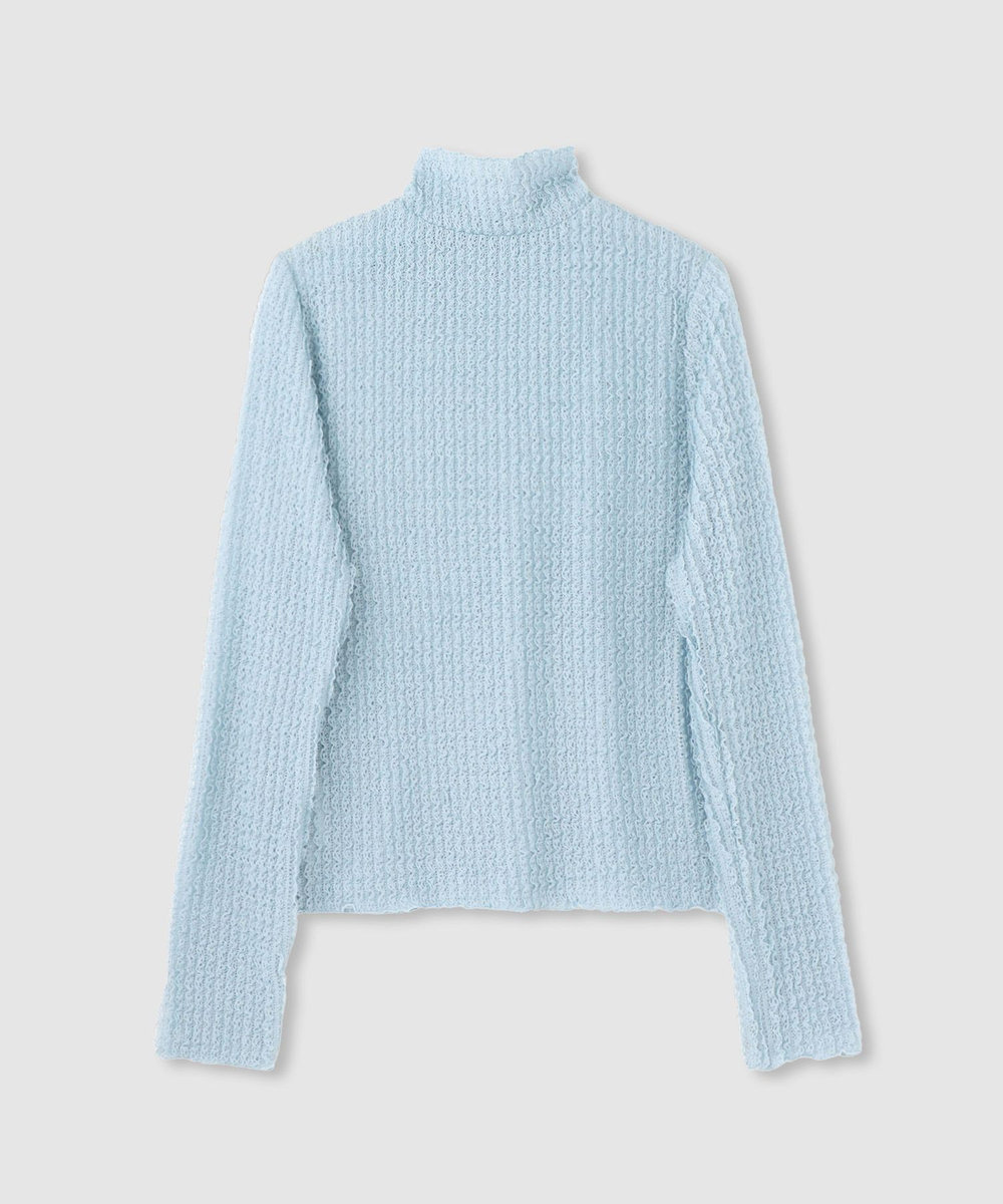 LOULOU WILLOUGHBY 【LOULOU WILLOUGHBY】ティアードラッセルプルオーバー サックス (63)