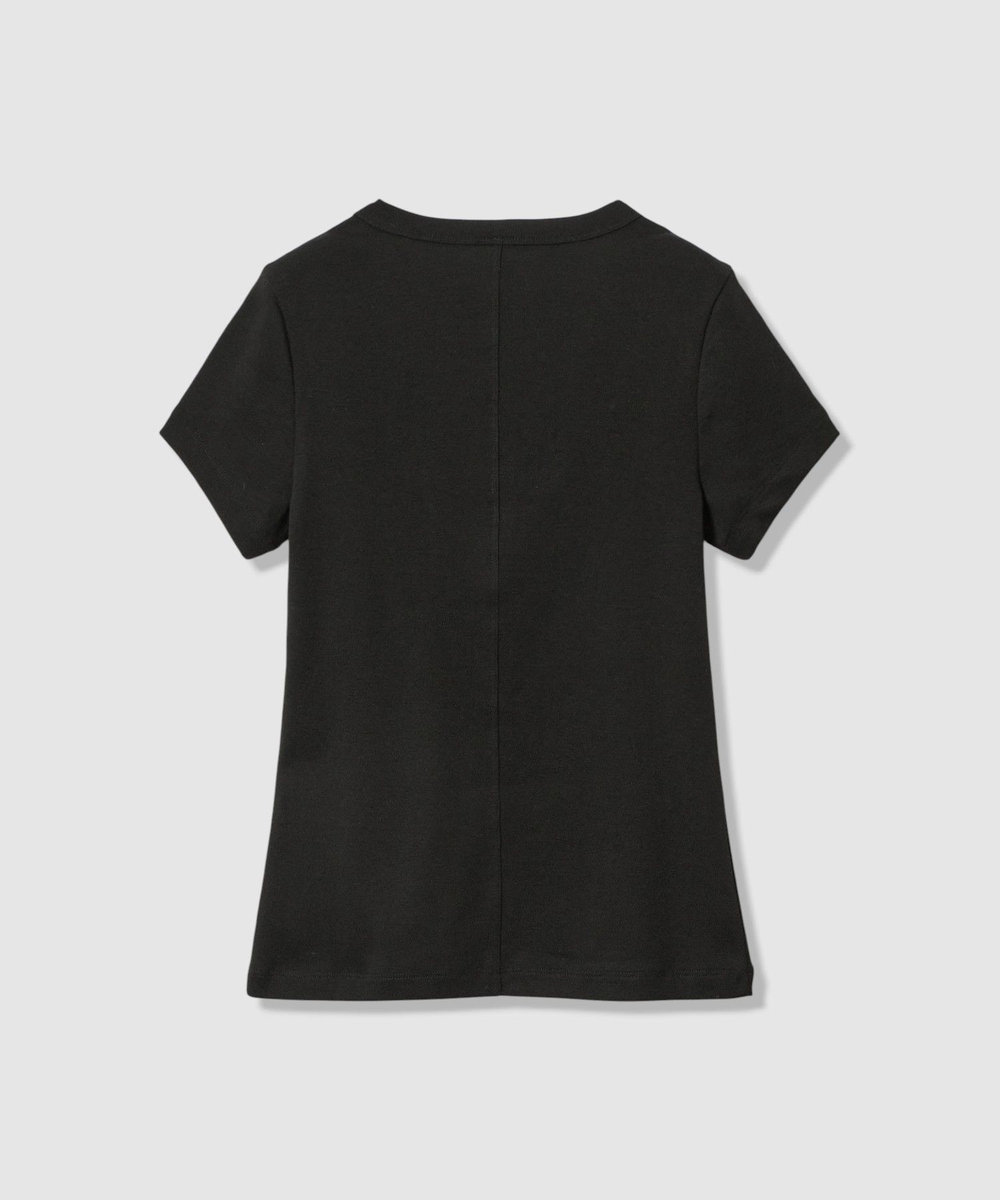 buying 【FLORE FLORE(フローレフローレ)】JILL BABY TEE ブラック (95)
