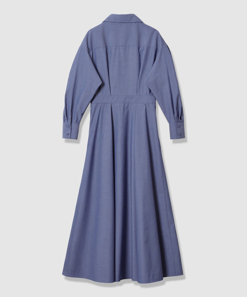allureville ラップライクシャツワンピース サックス (63)