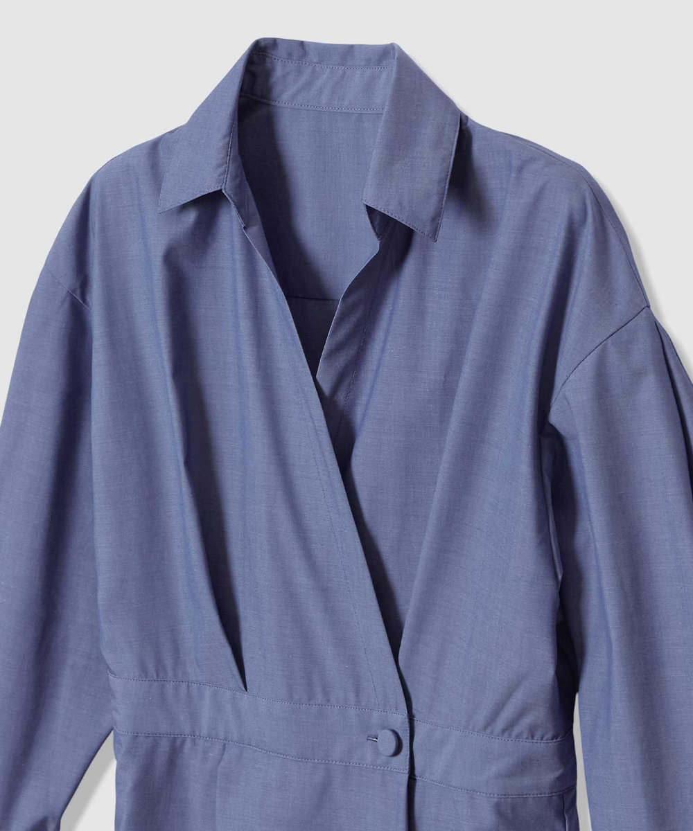 allureville ラップライクシャツワンピース サックス (63)