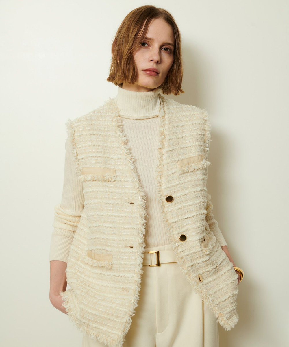 allureville 2WAYネックリブタートル オフホワイト (02)