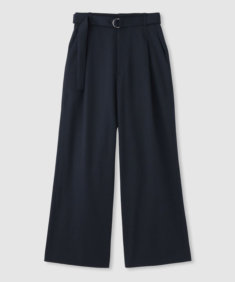 allureville ◇シェルタリングタックワイドパンツ ネイビー (65)