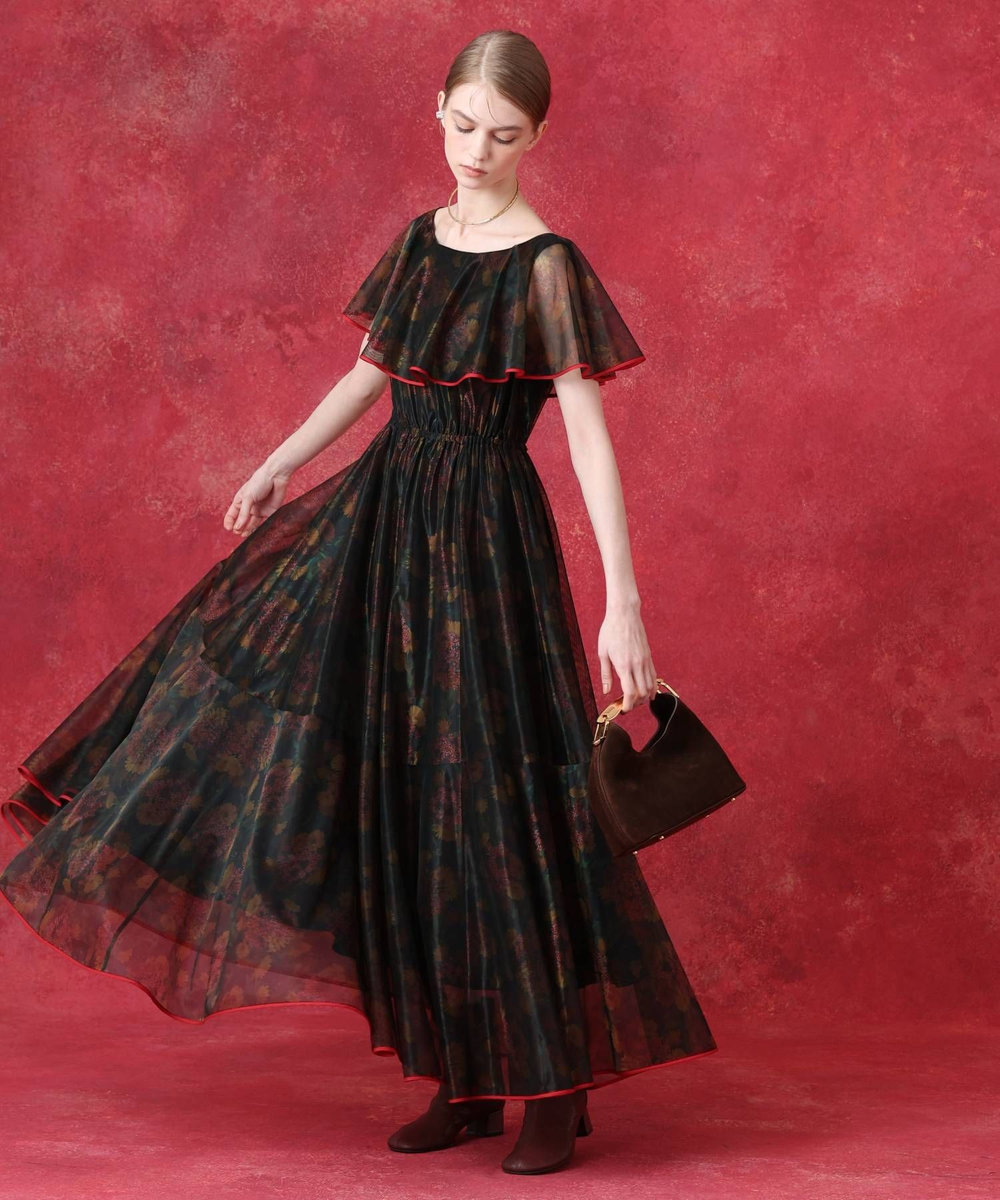 グロッシーフラワーワンピース|allureville OFFICIAL SITE / ONLINE