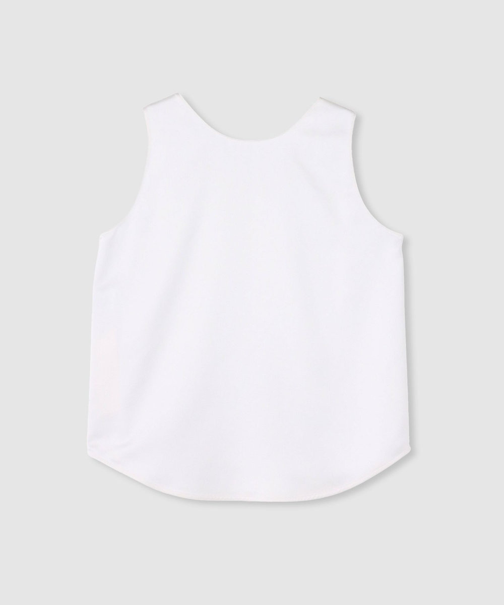 allureville サテンタンクブラウス ホワイト (01)