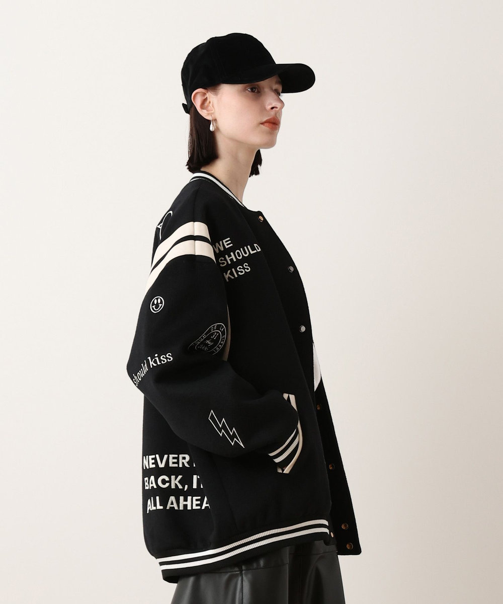 buying 【FRENKEN(フランケン)】BASEBALL JACKET ブラック (95)