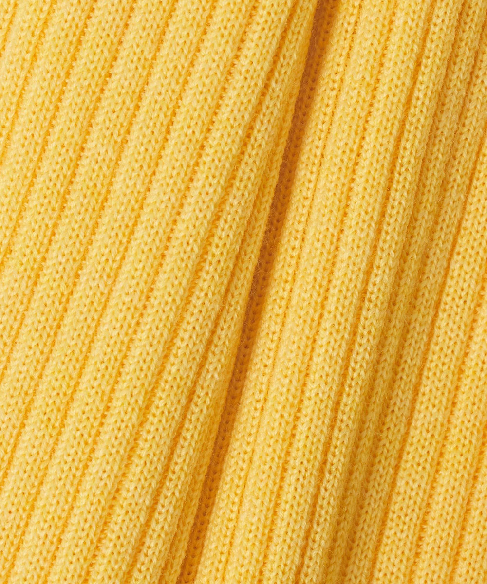 allureville 2WAYネックリブタートル イエロー (21)