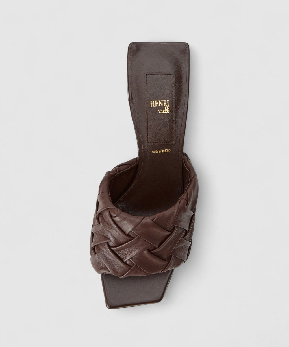 buying 【HENRI EN VARGO(ヘンリエンヴァーゴ)】GRACE SANDAL ダークブラウン (82)