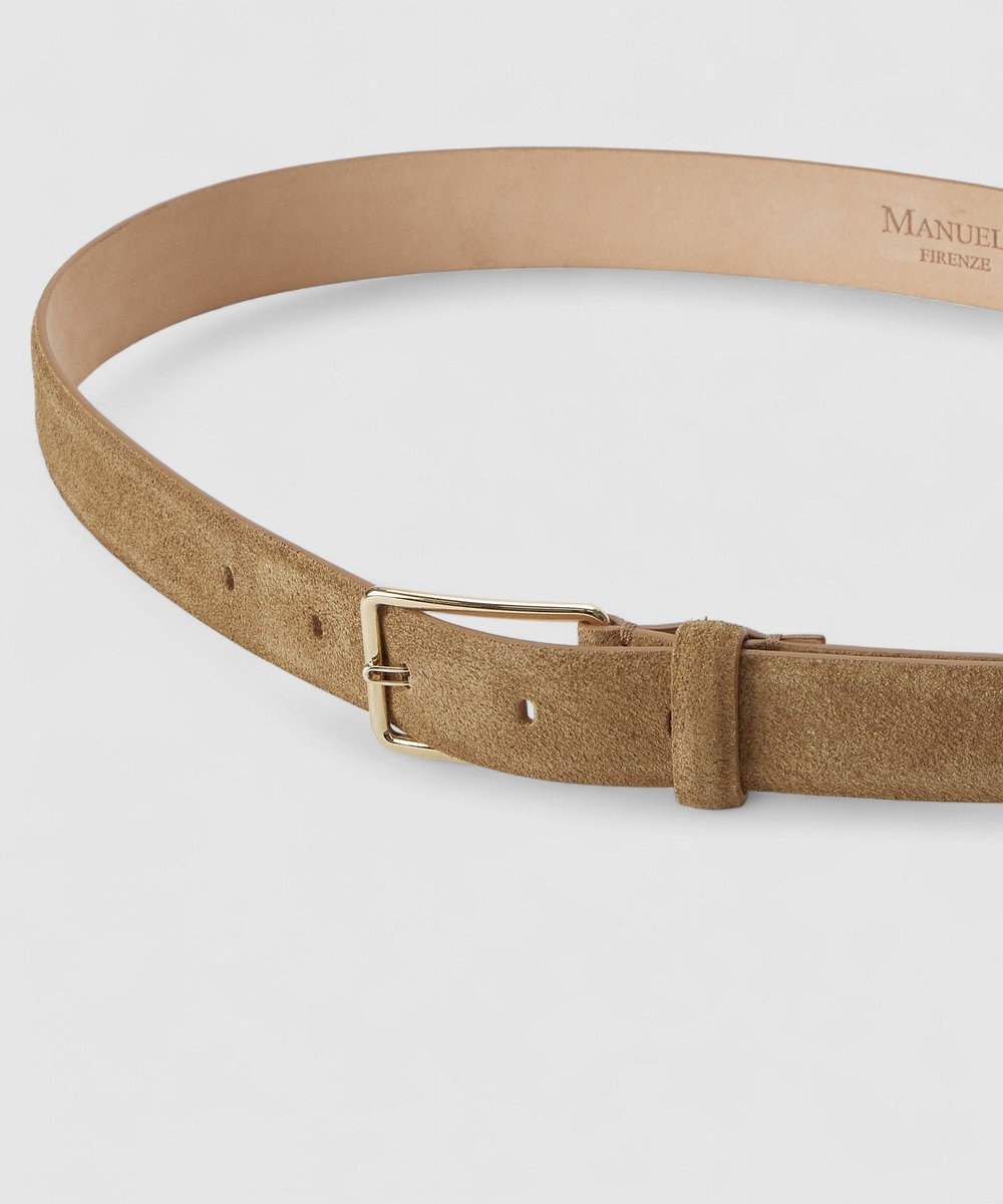 buying 【MANUELA FIRENZE(マニュエラ フィレンツェ)】ダブルピンベルト ブラウン系 (88)
