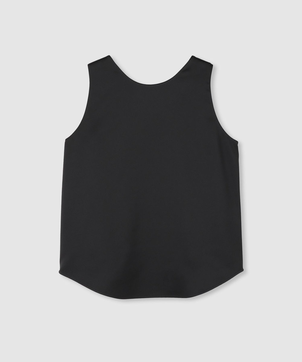 allureville サテンタンクブラウス ブラック (95)