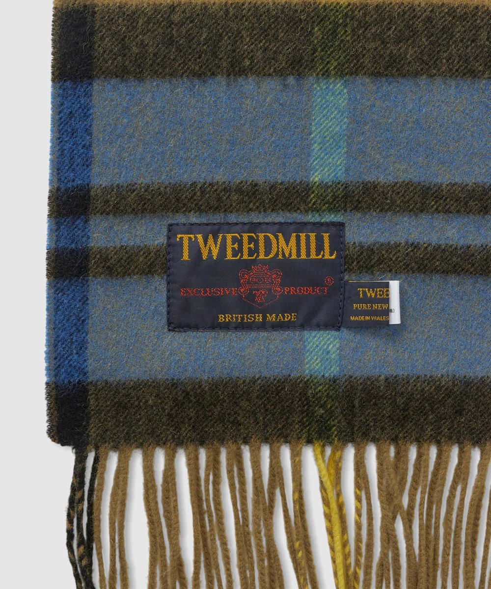 buying 【TWEEDMILL(ツィードミル)】 LAMBS WOOL STOLE カーキ系 (80)