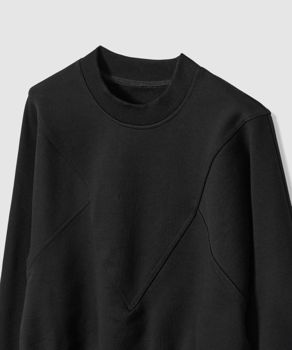 LOULOU WILLOUGHBY 【LOULOU WILLOUGHBY】Ｖキリカエトレーナー ブラック (95)