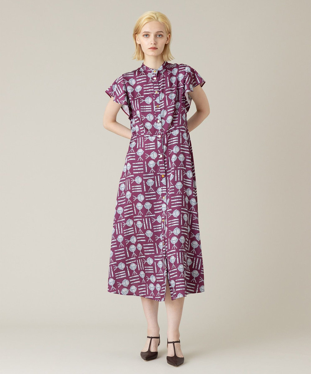 LOULOU WILLOUGHBY】グローブプリント ワンピース|allureville