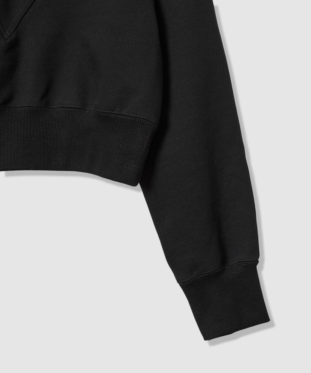 LOULOU WILLOUGHBY 【LOULOU WILLOUGHBY】Ｖキリカエトレーナー ブラック (95)