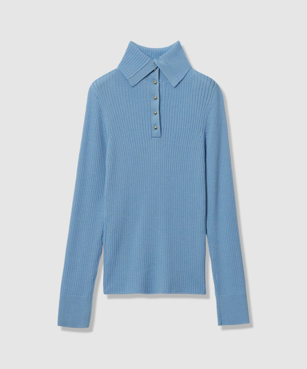 allureville 2WAYネックリブタートル サックス (63)