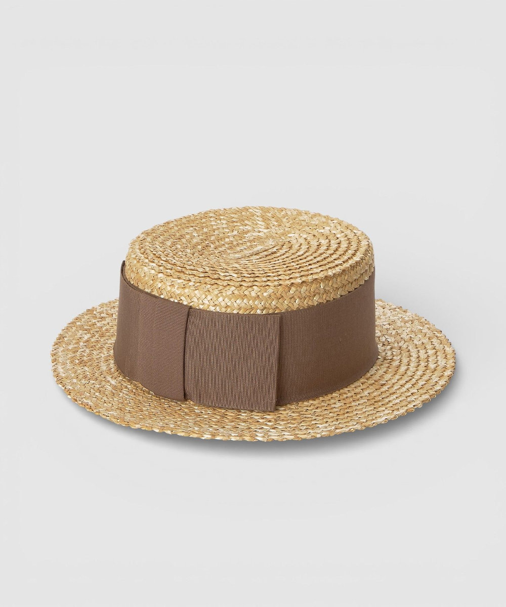 LOULOU WILLOUGHBY 【LOULOU WILLOUGHBY】ワイドリボンカンカン帽 ベージュ (11)