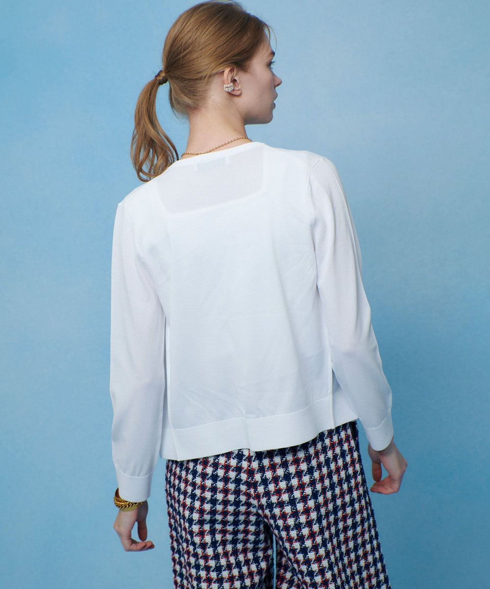 LOULOU WILLOUGHBY 【LOULOU WILLOUGHBY】MANYボタンカーディガン オフホワイト (02)