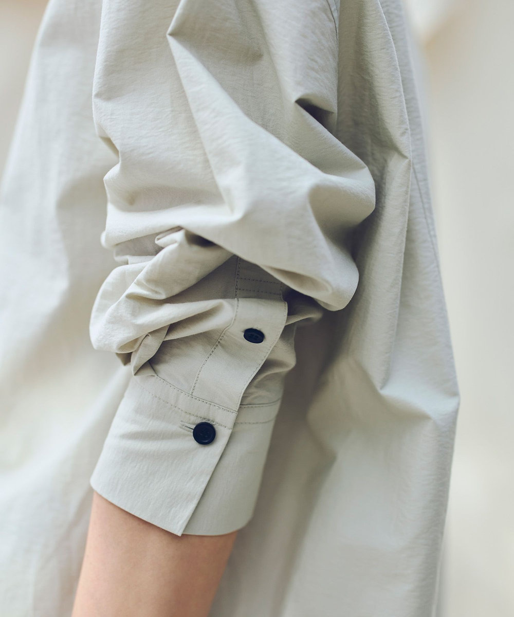 allureville 【ATELIER Line】タイプライターロングシャツ ベージュ (11)