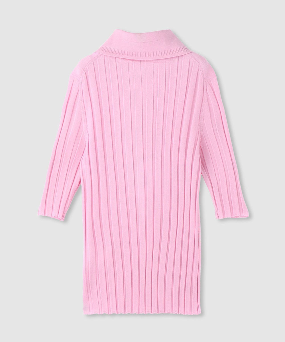 buying 【NACKIYE(ナキエ)】SUGARMAN POLO KNIT ライトピンク (42)