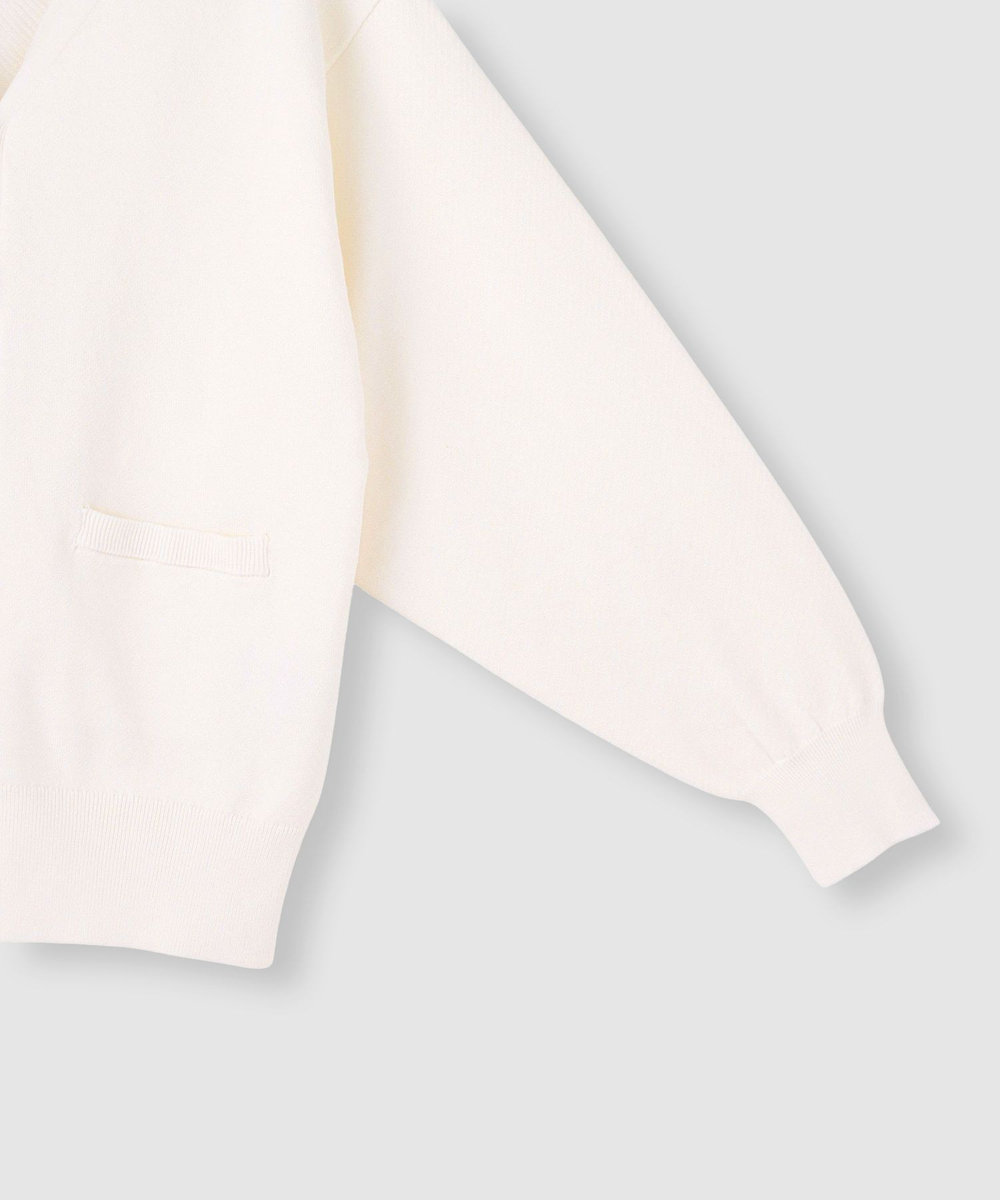 allureville コットンインレードルマンスリーブ カーデ オフホワイト (02)