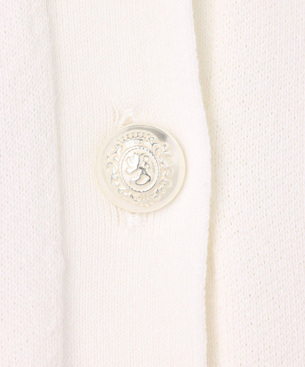 allureville コットンインレードルマンスリーブ カーデ オフホワイト (02)