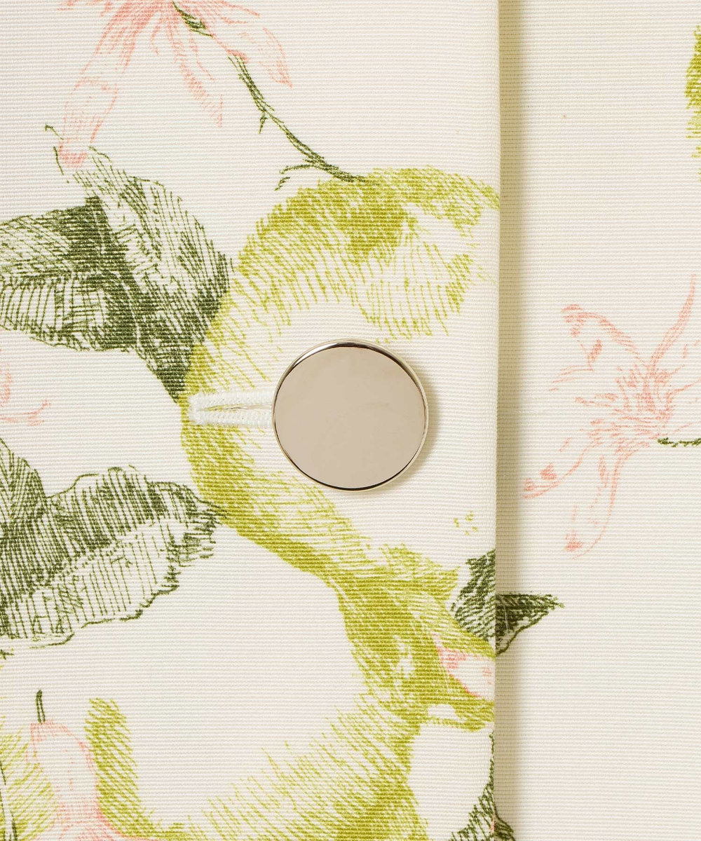 LOULOU WILLOUGHBY 【LOULOU WILLOUGHBY】RATTIレモン柄ステンカラーコート ホワイト系 (08)