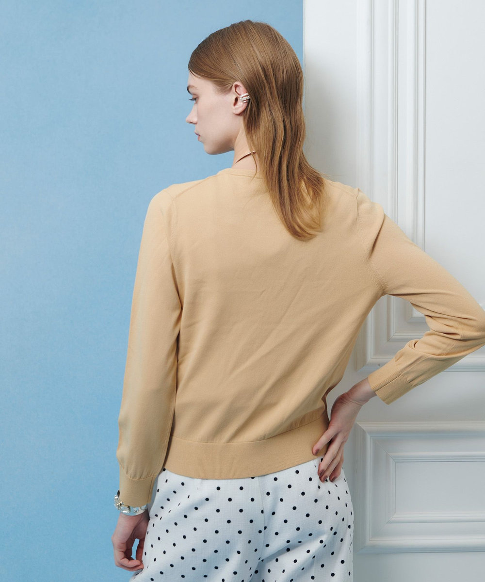 LOULOU WILLOUGHBY 【LOULOU WILLOUGHBY】MANYボタンカーディガン ベージュ (11)