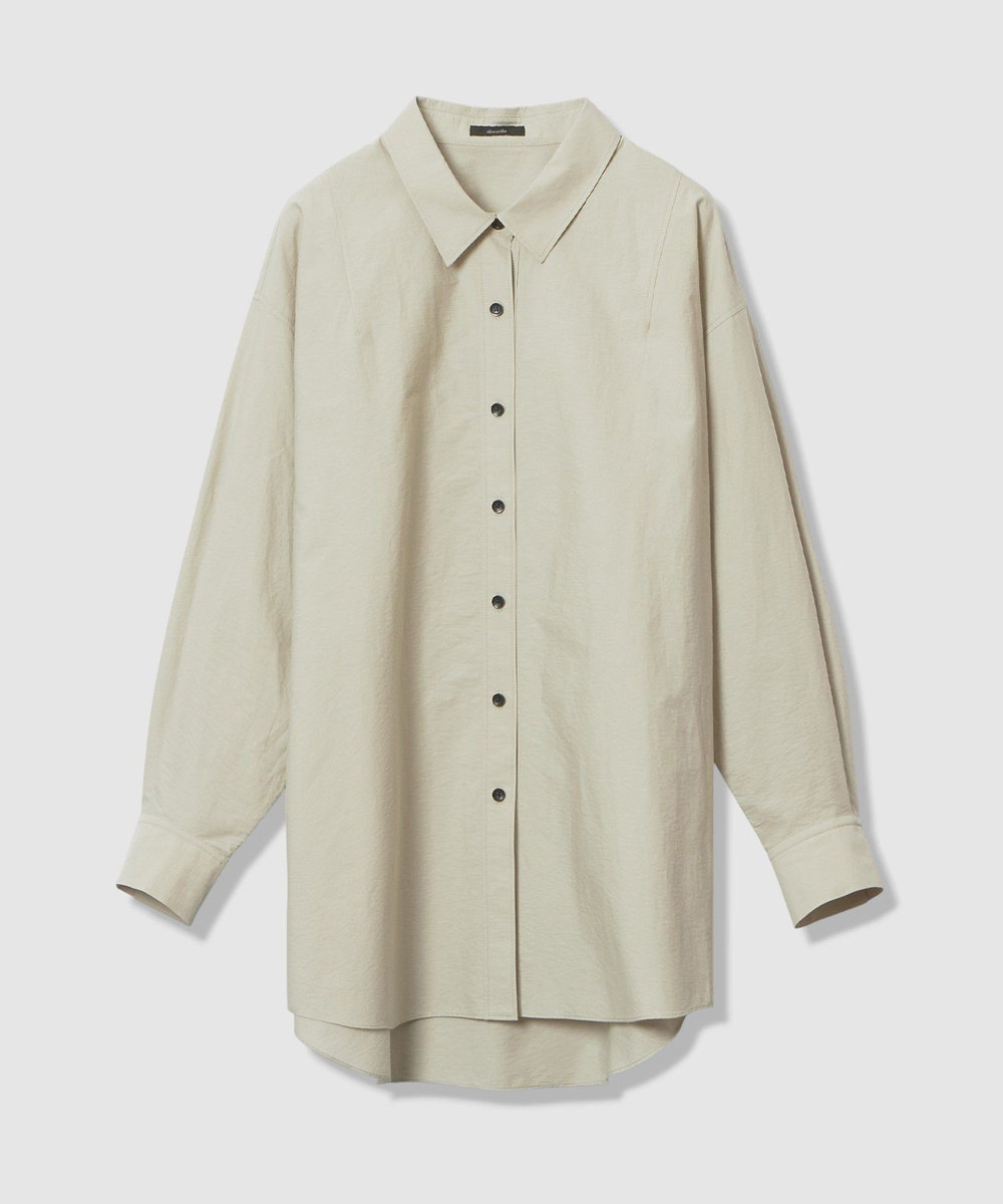 allureville 【ATELIER Line】タイプライターロングシャツ ベージュ (11)