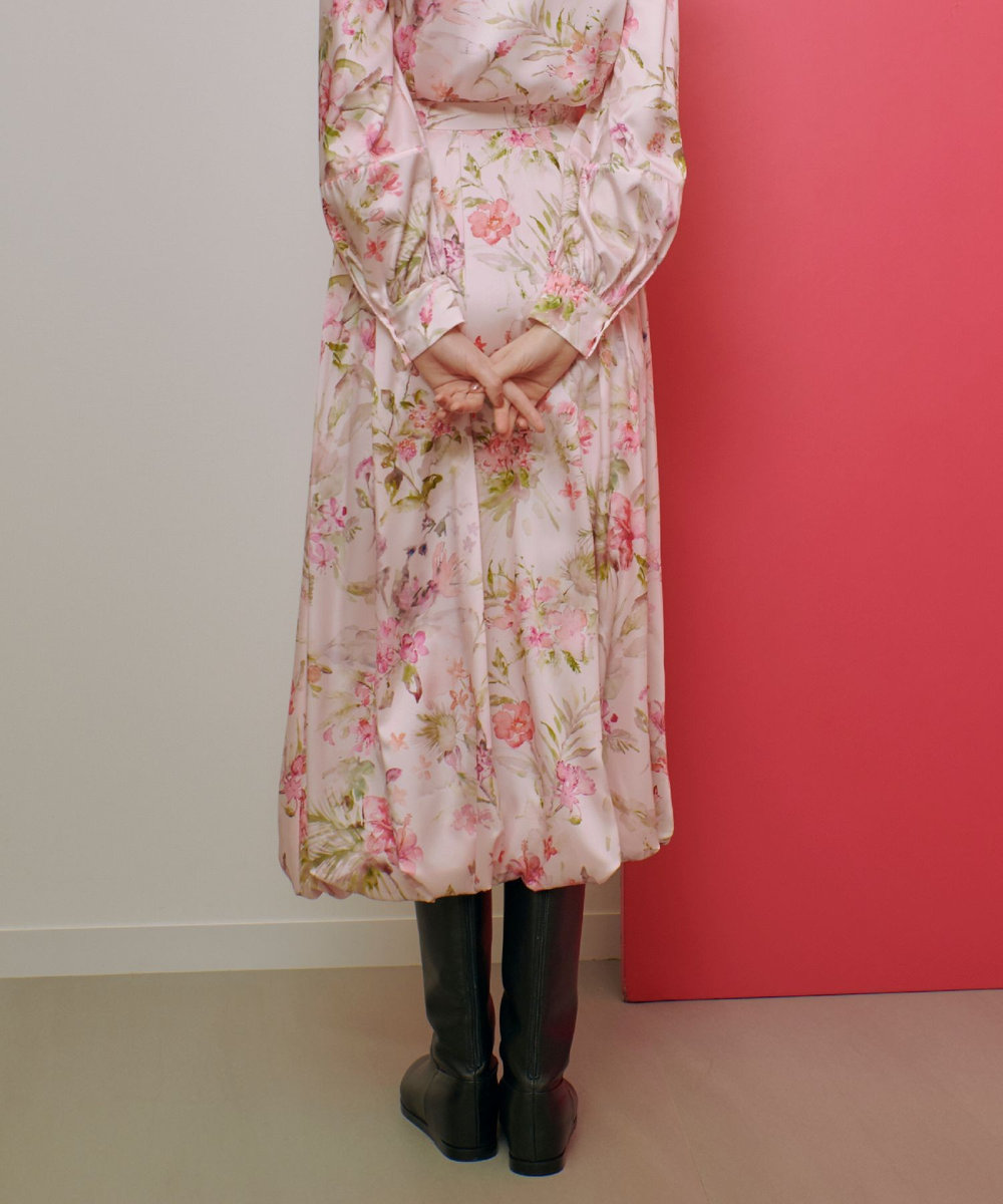 LOULOU WILLOUGHBY 【LOULOU WILLOUGHBY】RATTIソフトフラワプリントバルーンスカート ピンク (41)