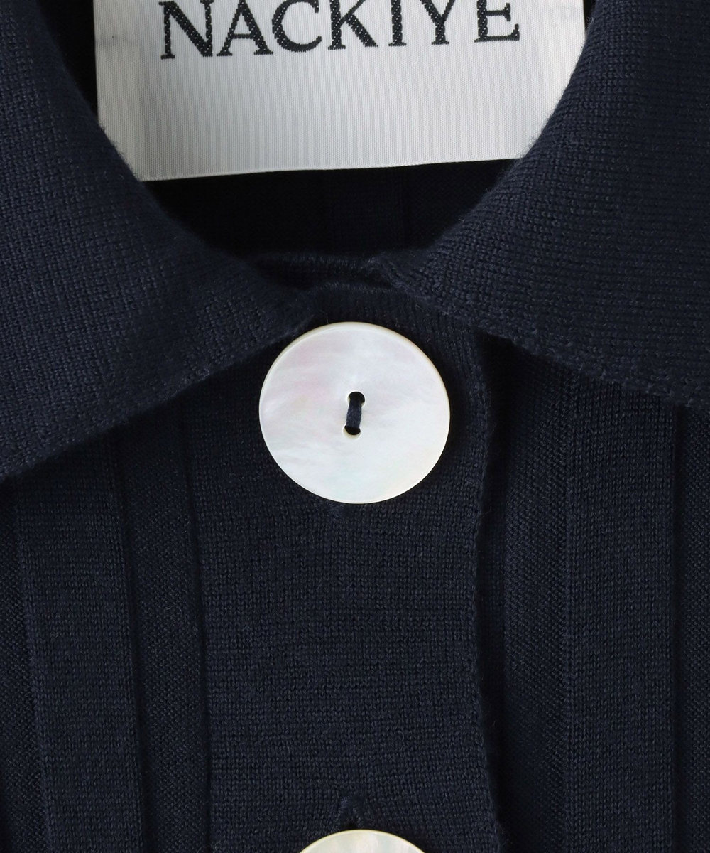 buying 【NACKIYE(ナキエ)】SUGARMAN POLO KNIT ネイビー (65)