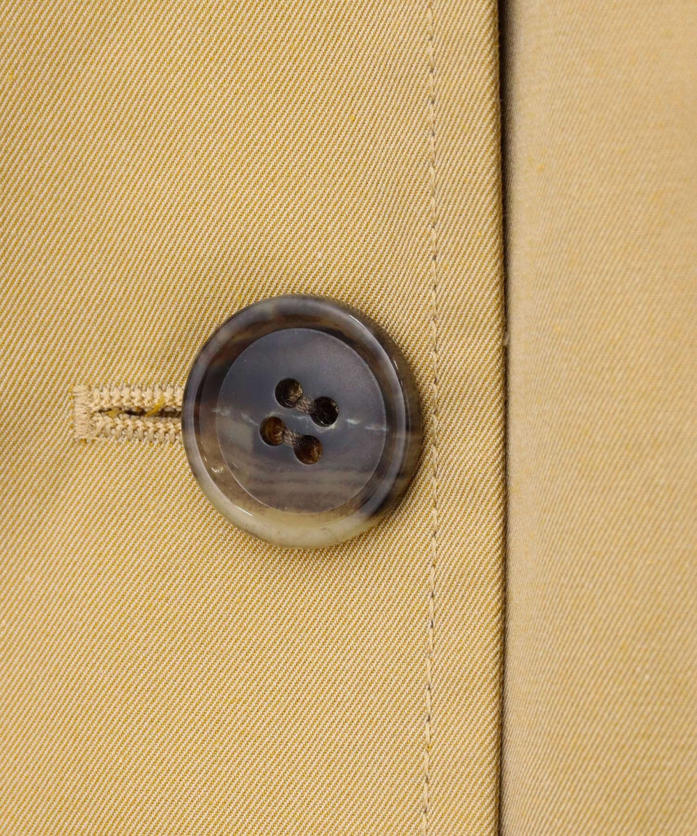 allureville スーピマコットンミドルトレンチコート ベージュ (11)