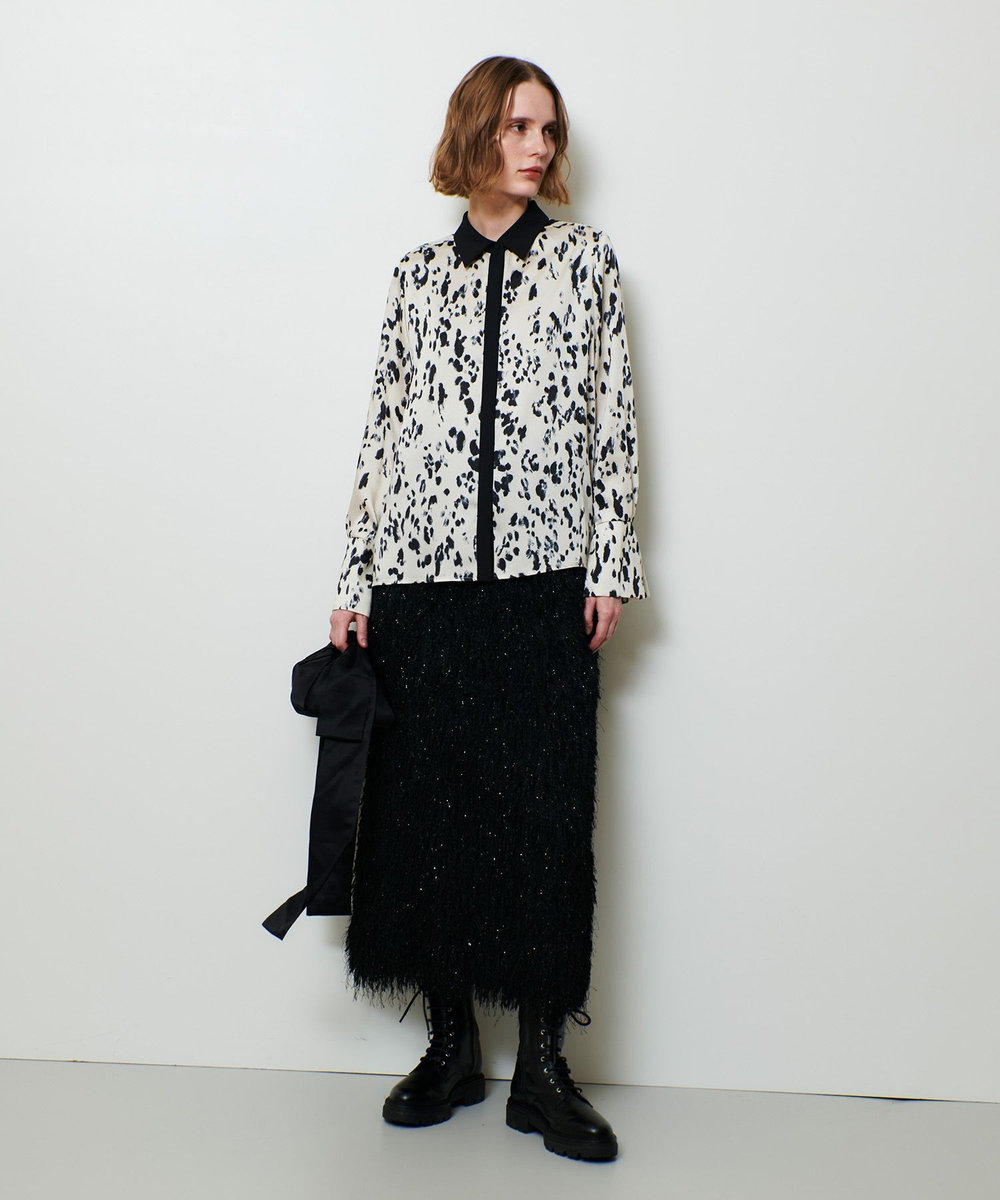 allureville OFFICINAバックプリーツブラウス アイボリー (04)