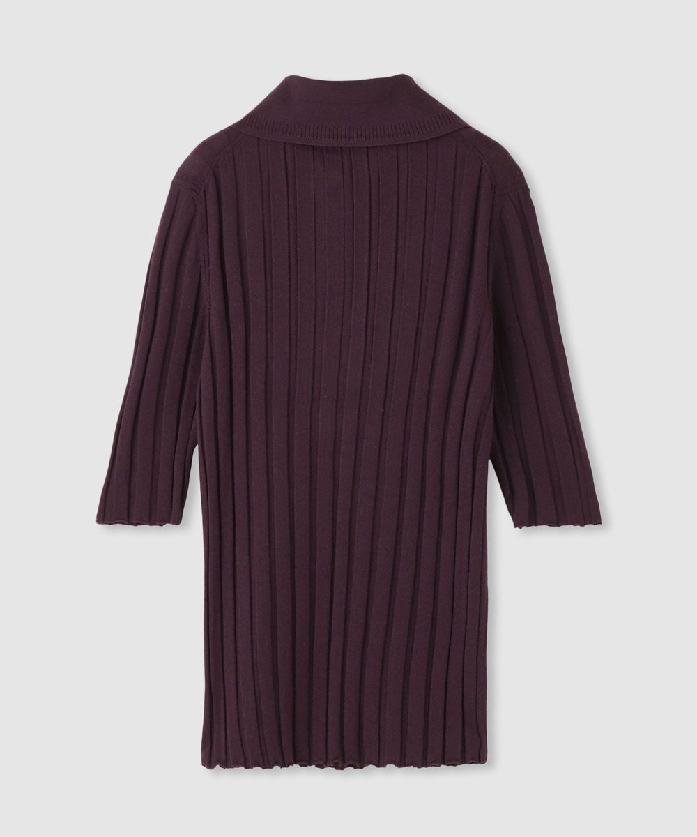 buying 【NACKIYE(ナキエ)】SUGARMAN POLO KNIT ダークブラウン (82)