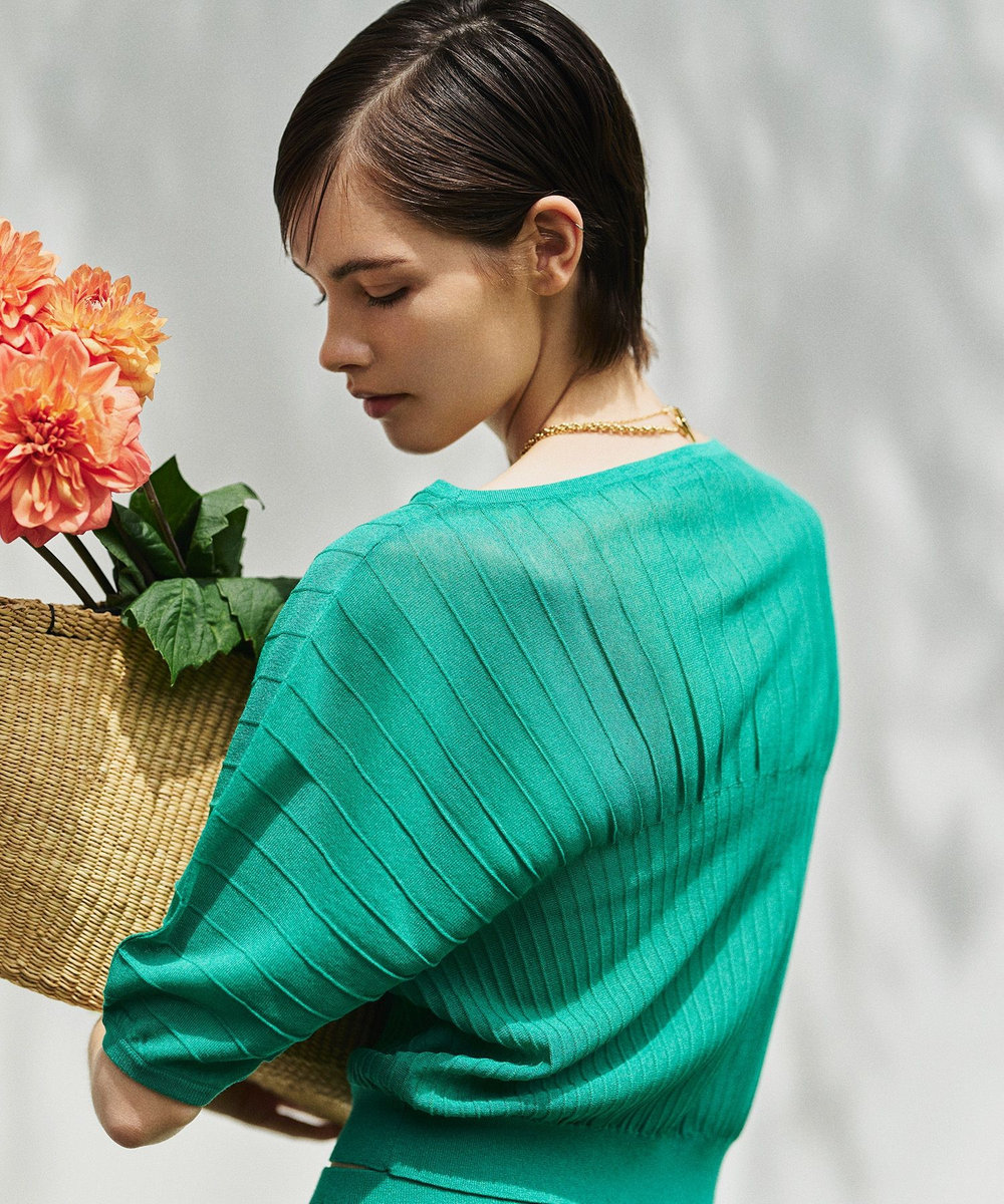 buying 【INES BRESSAND(イネス ブレッサンド)】LARGE GOUSSE　ハンドバッグ ベージュ系 (19)