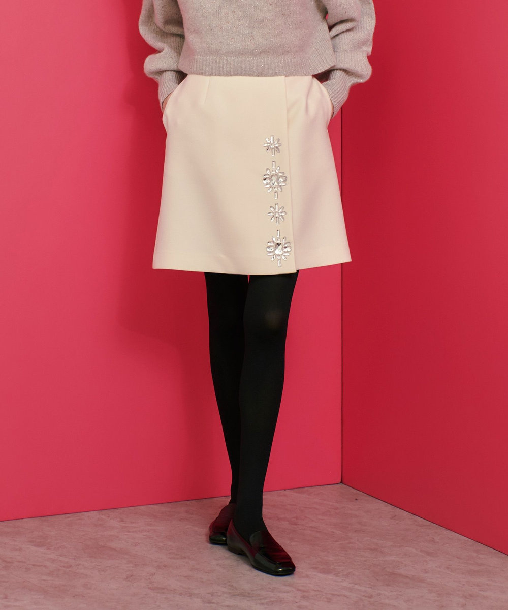 LOULOU WILLOUGHBY】ビジューミニスカート|allureville OFFICIAL SITE