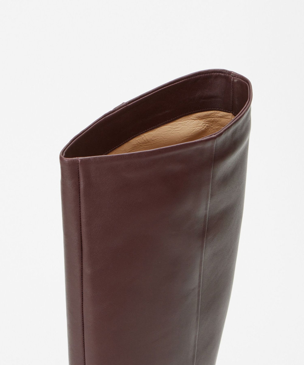 buying 【FABIO RUSCONI(ファビオルスコーニ)】 SQUARE LONG BOOTS ボルドー (44)