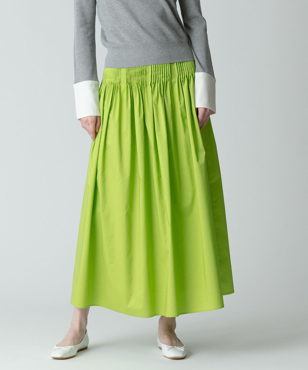 タフタピンタックギャザースカート|allureville OFFICIAL SITE