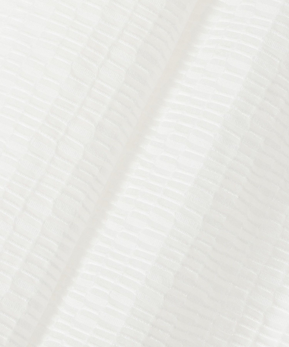 LOULOU WILLOUGHBY 【LOULOU WILLOUGHBY】シアージャガードテーラーワンピース ホワイト (01)